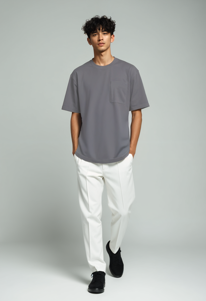 Grey Oversized Tshirt