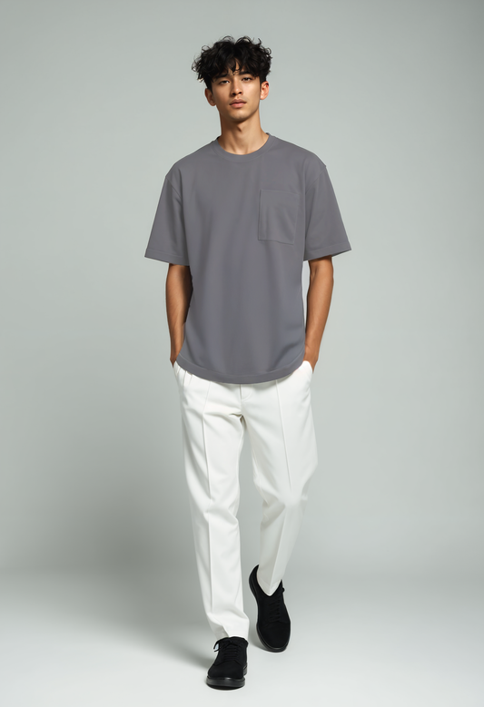 Grey Oversized Tshirt