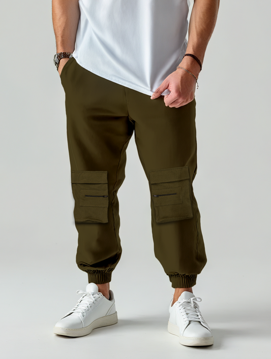 Olive Green Joggers