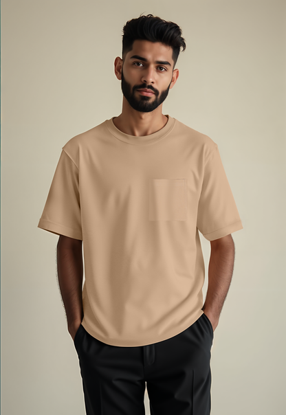 Beige Oversized Tshirt